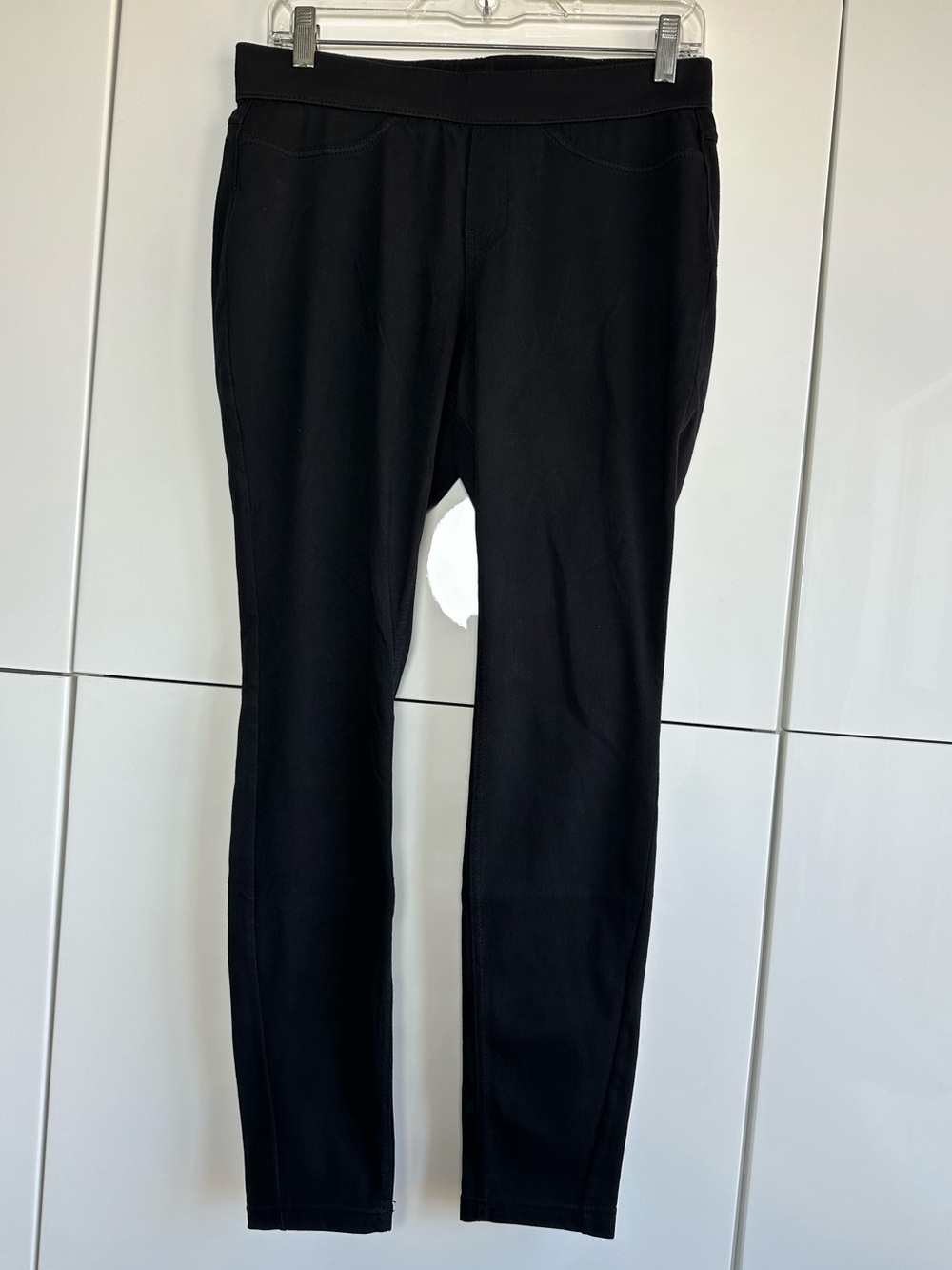 HUE Black Jegging Legging Size Large